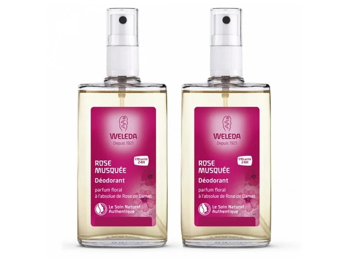 Weleda Rosa Mosqueta Deodorante Spray 2x100ml Lotto × 2