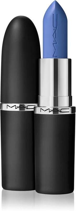 MAC Cosmetics MACximal Sleek Satin rossetto idratante in crema colore Tilted Denim 3,5 g