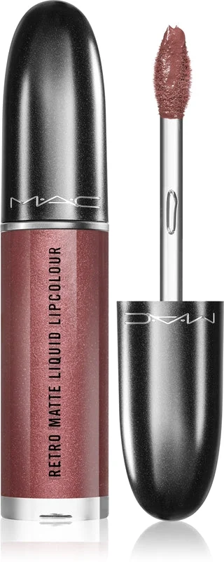 Mac Cosmetics Retro Matte Tinta Labbra Liquida Metallics Gemz & Roses