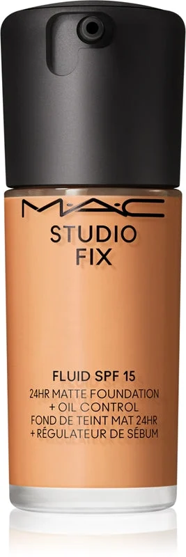 Mac Studio Fix Spf 15 - Fondotina Soft-Matte, Effetto Seconda Pelle, Coprenza Naturale Fino A 24 Ore Nc43 (30 Ml)