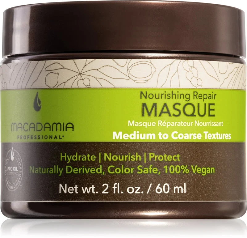 Maschera idratante nutriente all'olio naturale di macadamia 60ml