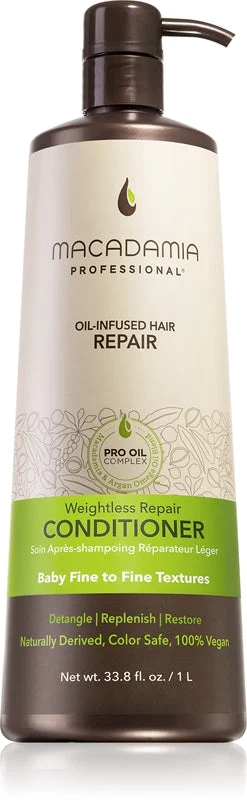 Macadamia Natural Oil Weightless balsamo riparatore leggero effetto idratante 1000 ml