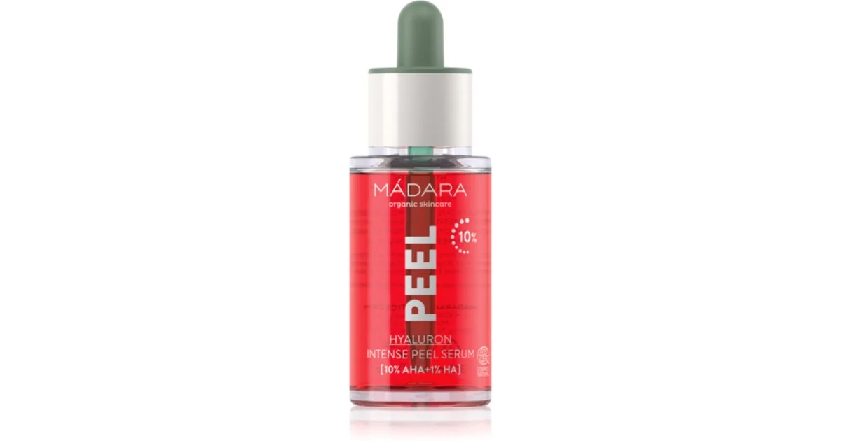 MÁDARA organic skincare Peel Intense Siero Effetto Peeling Aha + ha 30ml