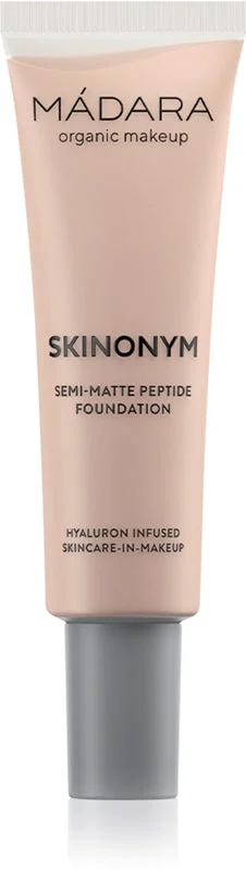 Mádara Skinonym Semi-Matte Peptide fondotinta lunga tenuta con peptidi colore Rosa avorio 30 30 ml