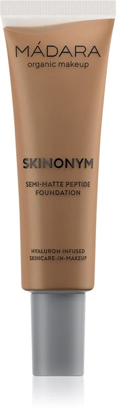 MÁDARA Skinonym Semi-Matte Peptide fondotinta lunga tenuta con peptidi colore #75 Auburn 30 ml