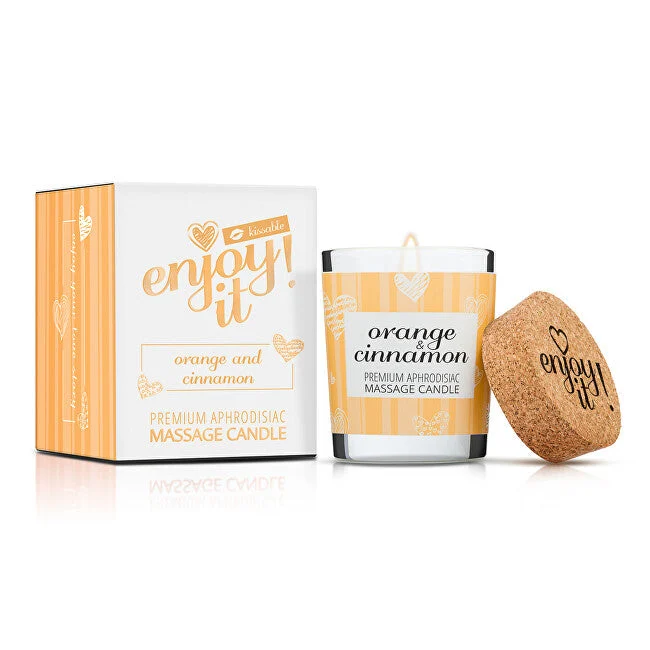 Magnetifico power of pheromones Candela da massaggio Enjoy it! Cannella Arancia (Candela Massaggio) 70 ml
