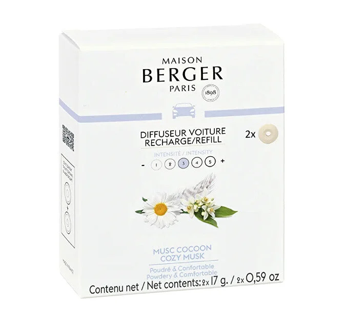Maison berger paris Ricarica diffusore auto Cozy Musk 2 pezzi
