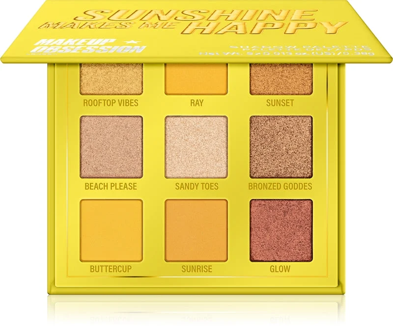 Makeup Obsession Mini Palette palette di ombretti colore Sunshine Makes Me Happy 0,38 g