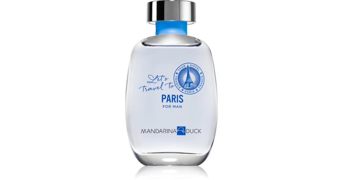 Mandarina Duck Let's Travel To Paris Eau de Toilette per uomo 100 ml