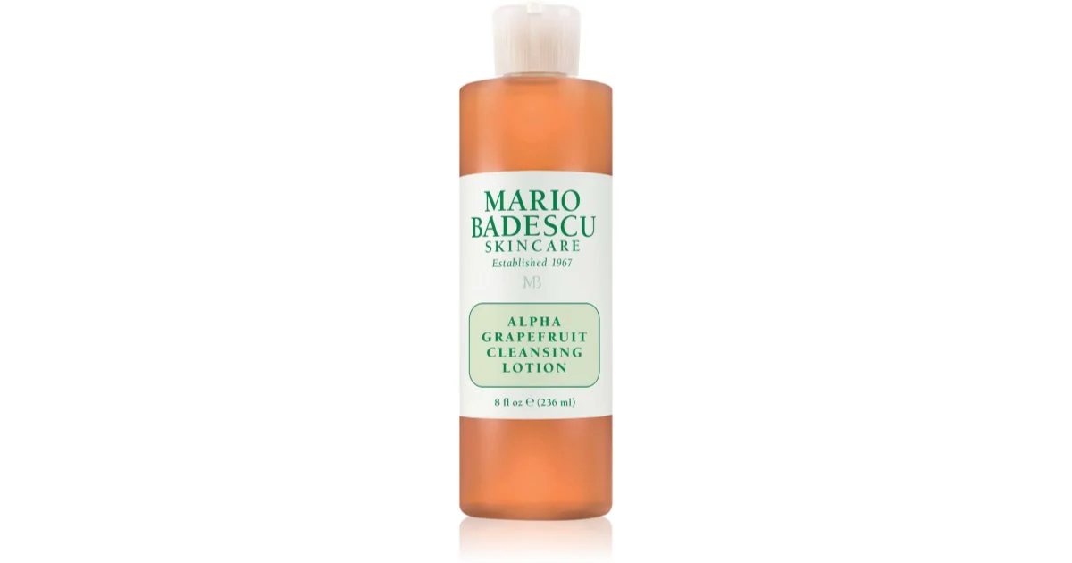 Mario Badescu Alpha Pompelmo lozione detergente tonica illuminante con acidi AHA 236 ml