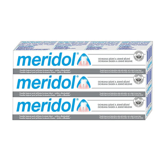 Dentifricio con effetto sbiancante (Gentle White) tripack 3 x 75 ml