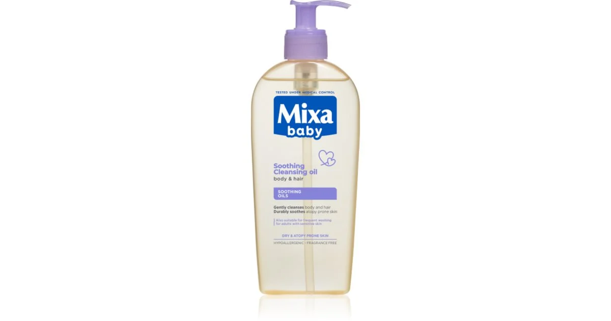 Mixa Olio detergente lenitivo per corpo e capelli ( per bambini ) - 250 ml