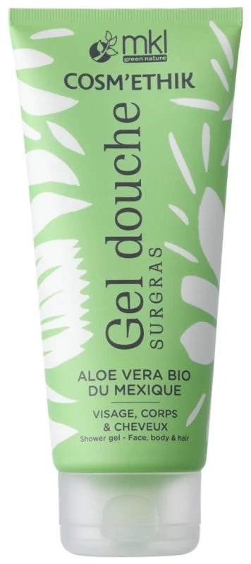 MKL Green Nature - Cosm'Ethik - Gel Doccia Surgras all'Aloe Vera BIO del Messico 200ml
