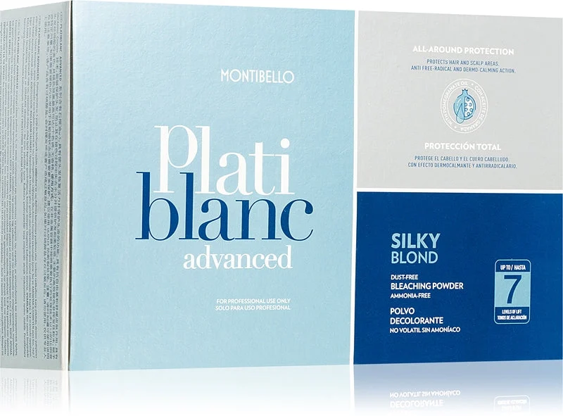 Montibello Plati blanc polvere decolorante con lavanda Silky Blond 2x500 g