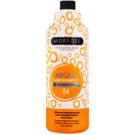 Morfose Argan Hair Shampoo - per capelli secchi e danneggiati con olio di argan, 1000ml