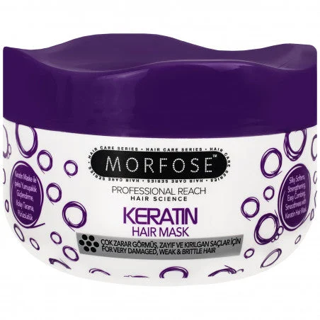 Morfose Keratin Hair Mask – maschera alla cheratina per capelli danneggiati e deboli, 500 ml