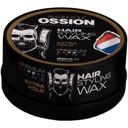 Morfose Ossion Hair Styling Wax Extra Hold - cera gel molto forte per capelli e barba, 150 ml
