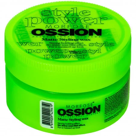 Morfose Ossion Matte Styling Wax – cera per capelli forte e opaca, 100 ml