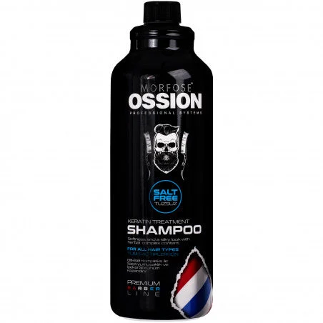 Morfose Ossion Shampoo senza sale per il trattamento della cheratina – shampoo alla cheratina da uomo, 1000 ml