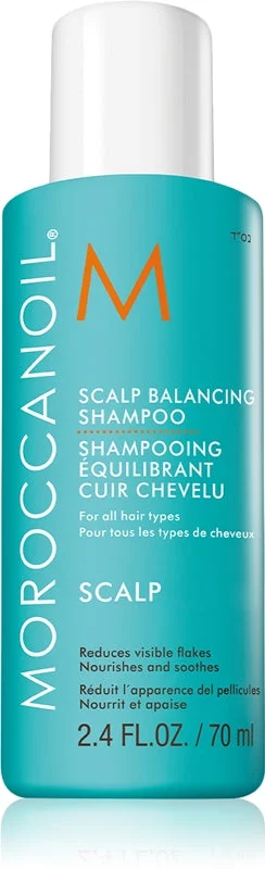 Moroccanoil Scalp Balancing Shampoo lenitivo per capelli grassi contro la forfora 70 ml
