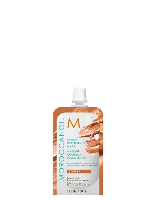Moroccanoil Maschera per capelli tonificante al rame brillante ( Color Depositing) - Volume: 200 ml