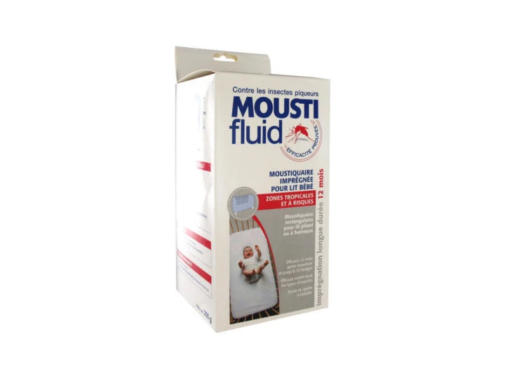 Zanzariera impregnata Moustifluid per lettino
