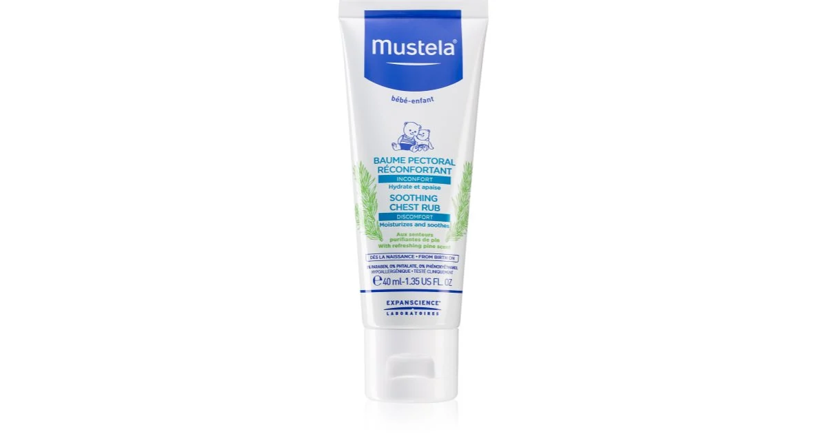 Mustela Strofinamento lenitivo per torace 40 ml