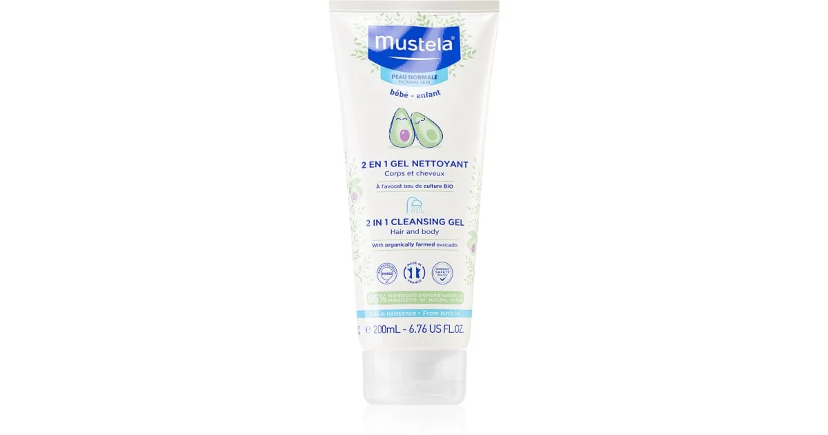 Mustela 2 In 1 gel detergente 200ml