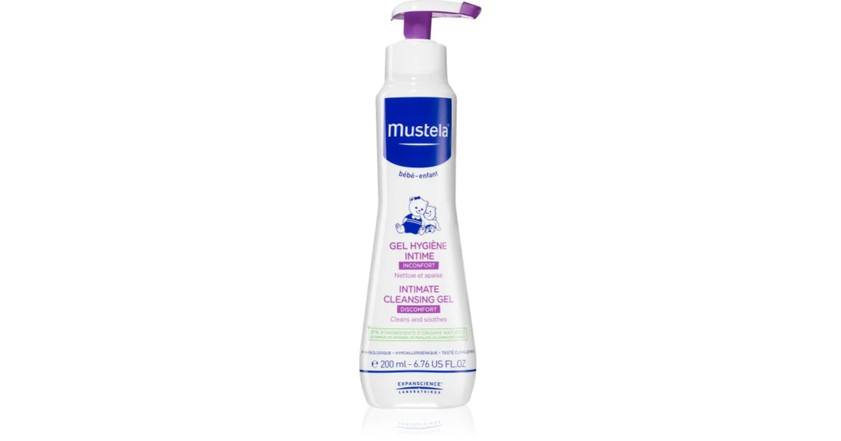 Mustela Bébé Gel detergente intimo per bambini - 200 ml