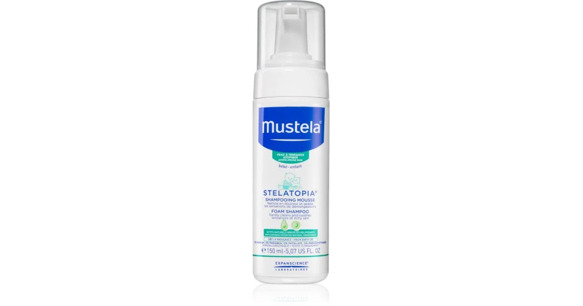 Mustela shampoo schiuma Stelatopia 150ml