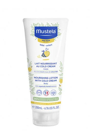 Mustela Lozione corpo nutriente per bambini per pelli secche 200 ml