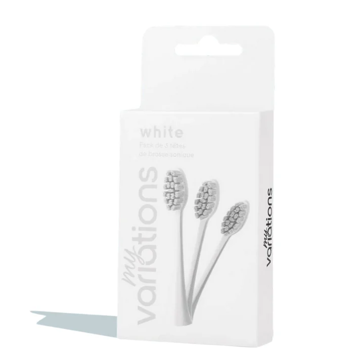 MyVariations Confezione da 3 testine soniche bianche