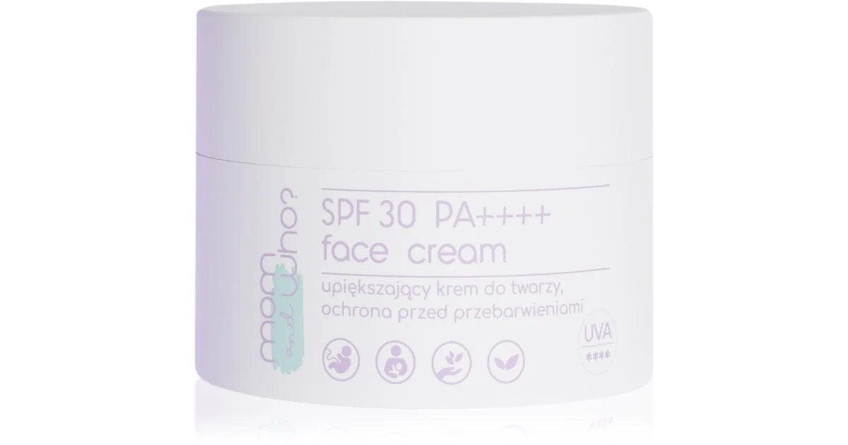 Nacomi Mom & Who crema idratante per donne incinte e in allattamento SPF 30 50 ml