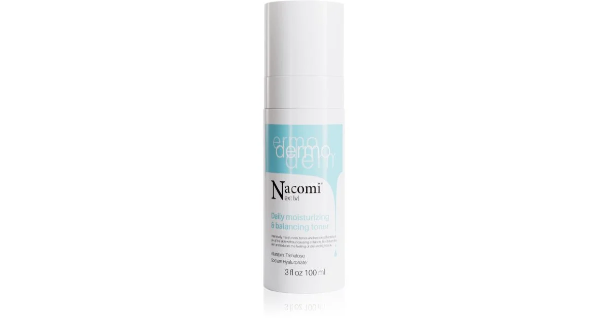 Nacomi Next Level Dermo lozione tonica idratante riequilibrante il pH della pelle 100 ml