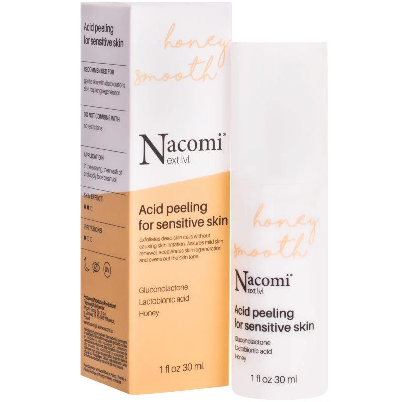 Nacomi Next Level Honey Smooth peeling viso a base di acidi 30 ml
