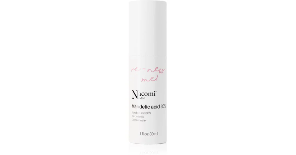 Nacomi Next Level Re-New Me siero esfoliante levigante Mandelic Acid 30% 30 ml