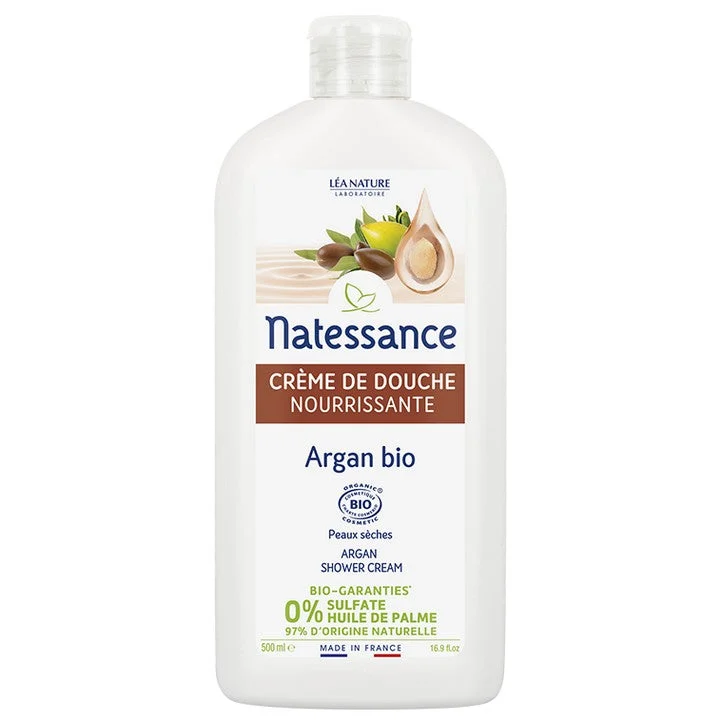 Natessance - Crema Doccia Nutriente - Argan BIOLOGICO 500ml