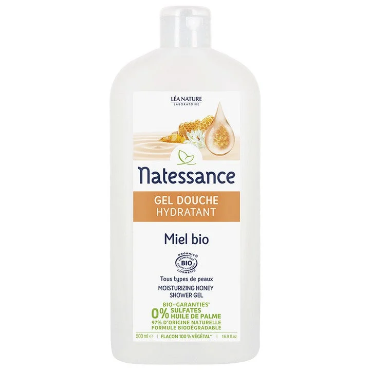 Natessance - Gel Doccia Idratante - Miele Biologico 500ml