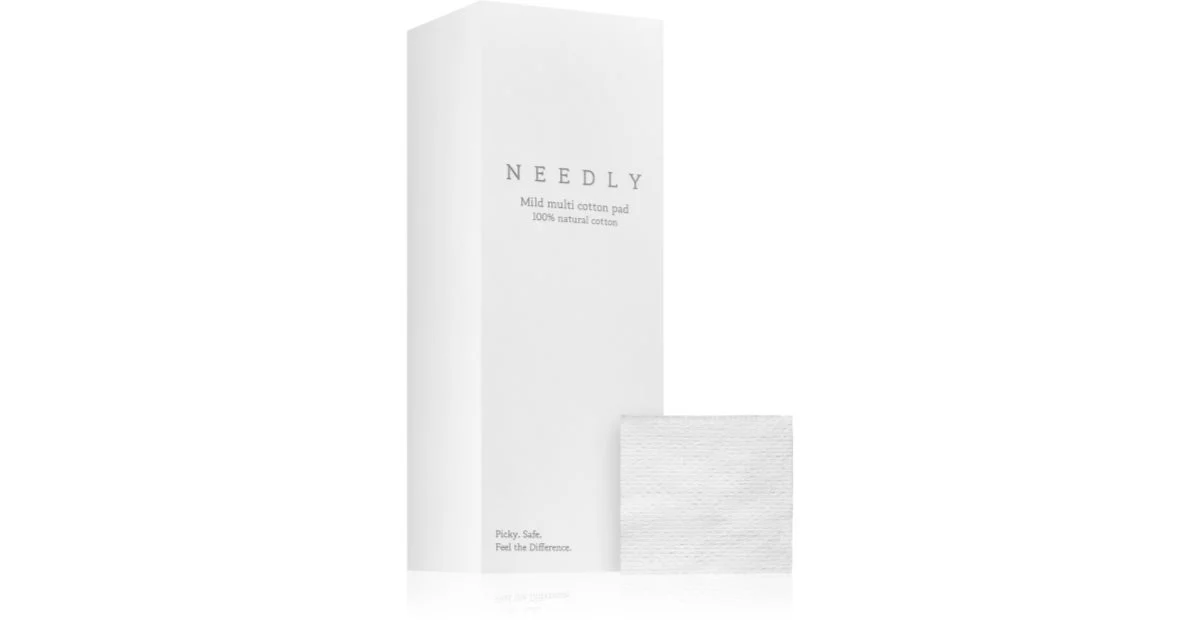 NEEDLY Mild detergente Multi Cotton Pad dischetti in cotone per struccare e detergere il viso 100 pezzi