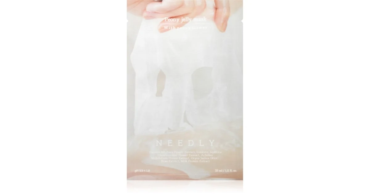 Needly Peony Jelly Maschera viso illuminante - 33ml