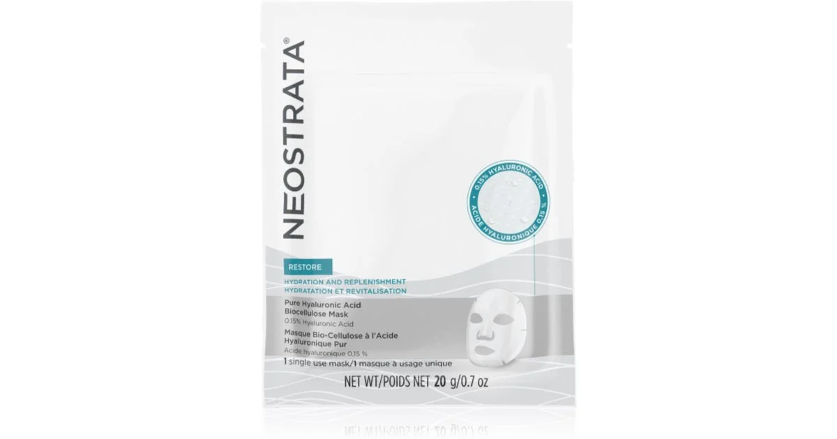 Neostrata Restore Maschera Bio-Cellulosa all'Acido Ialuronico Puro g 20