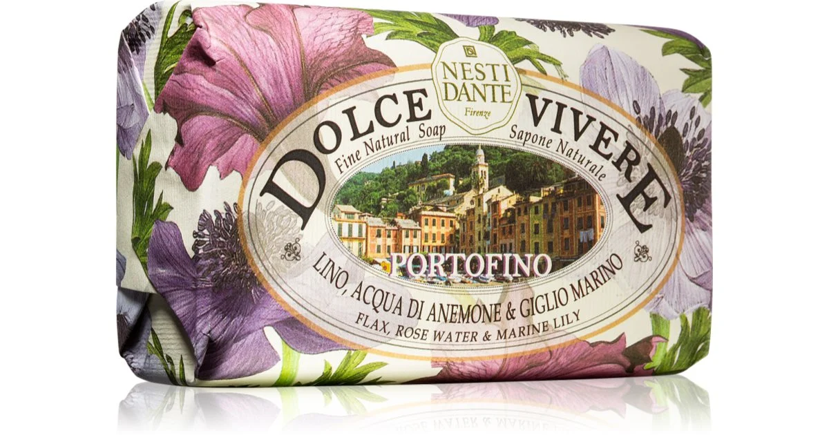 Nesti Dante Dolce Vivere Sapone Naturale Fine Portofino 250 g