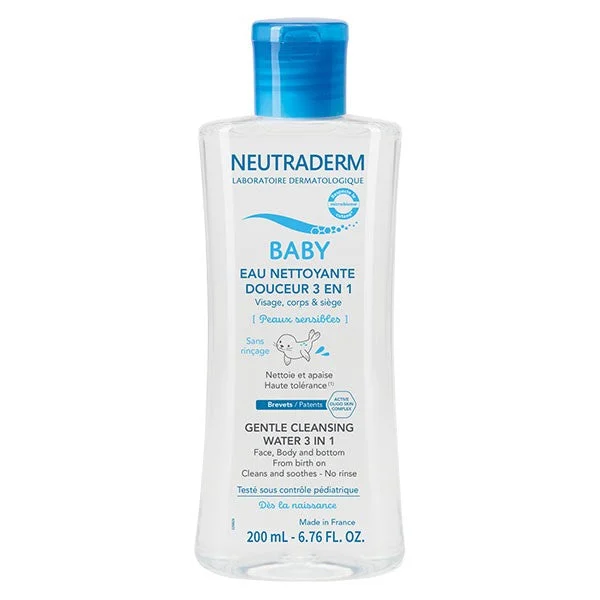 Neutraderm Baby Acqua Detergente Morbidezza 3 in 1 Pelli Sensibili 200ml