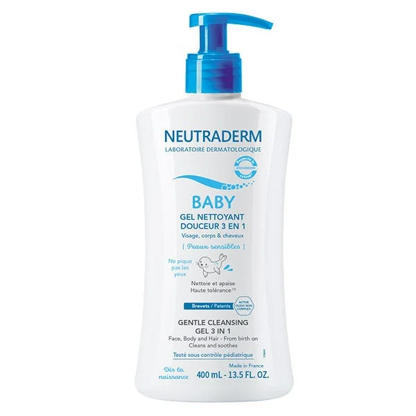 Neutraderm Baby Gel Detergente Delicato 3 in 1 Pelle Sensibile 400ml