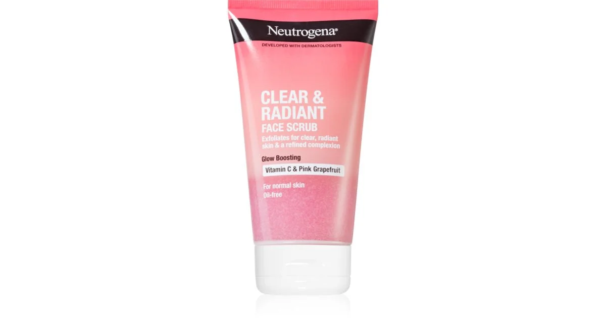 Neutrogena Clear & Radiant scrub 150 ml