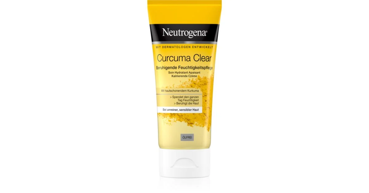 Neutrogena Curcuma Crema idratante e lenitiva per la pelle - 75 ml