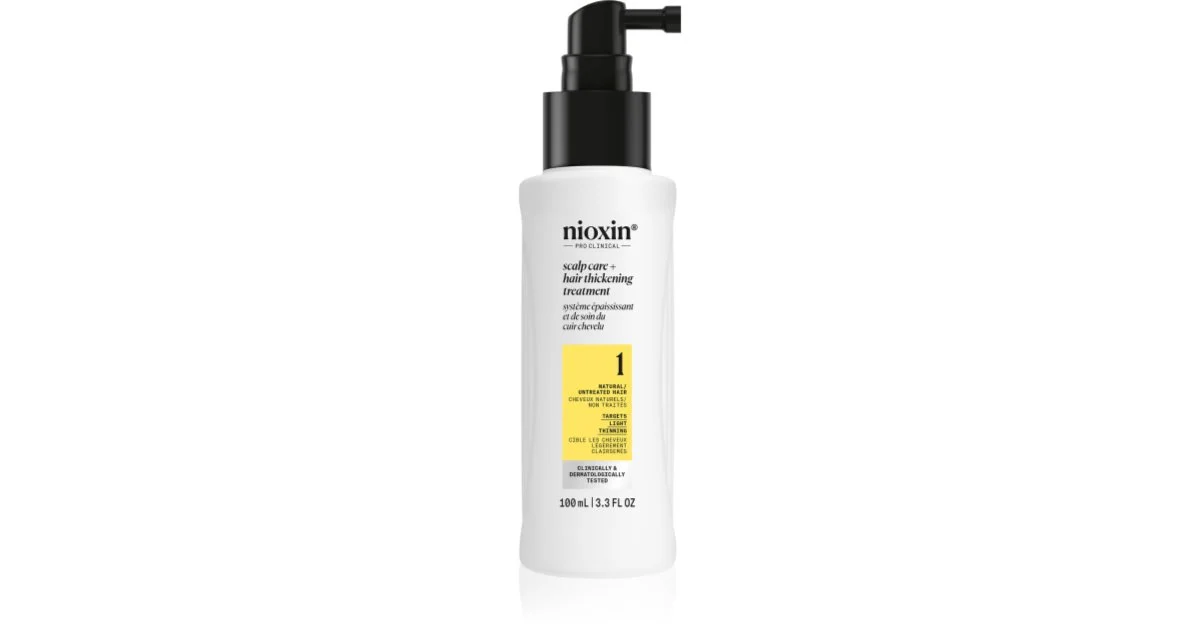 Nioxin System 1 - Siero Densificante - Capelli Naturali con Lieve Diradamento 100ml