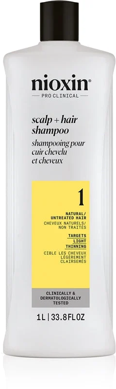 Nioxin System 1 - Shampoo - Capelli Naturali Con Lieve Indebolimento 1000ml