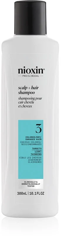 Nioxin System 3 - Shampoo - Capelli tinti e danneggiati con lieve indebolimento 300 ml
