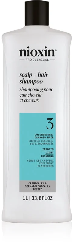 Nioxin System 3 - Shampoo - Capelli tinti e danneggiati con lieve indebolimento 1000 ml